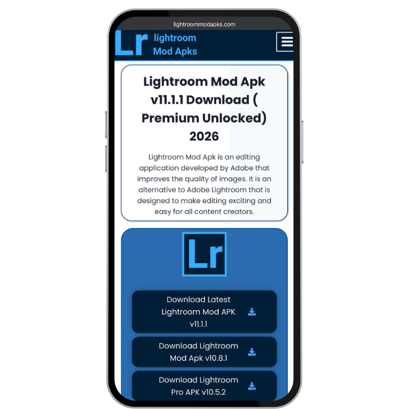 Lightroom mod apks download
